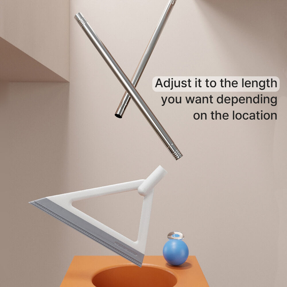 Squeegee Broom for Floor Cleaning, Adjustable length