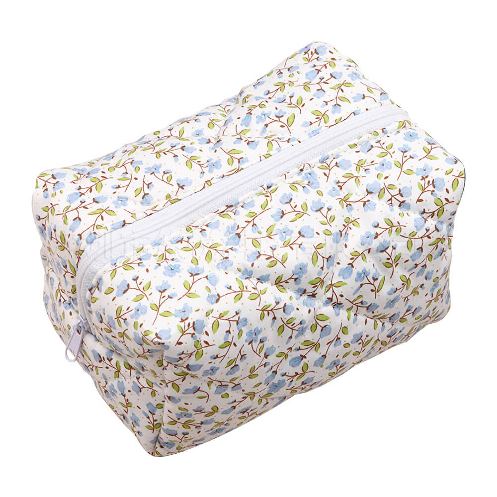 flower patterned cotton pouch, Cute Pouch Toiletry Bag