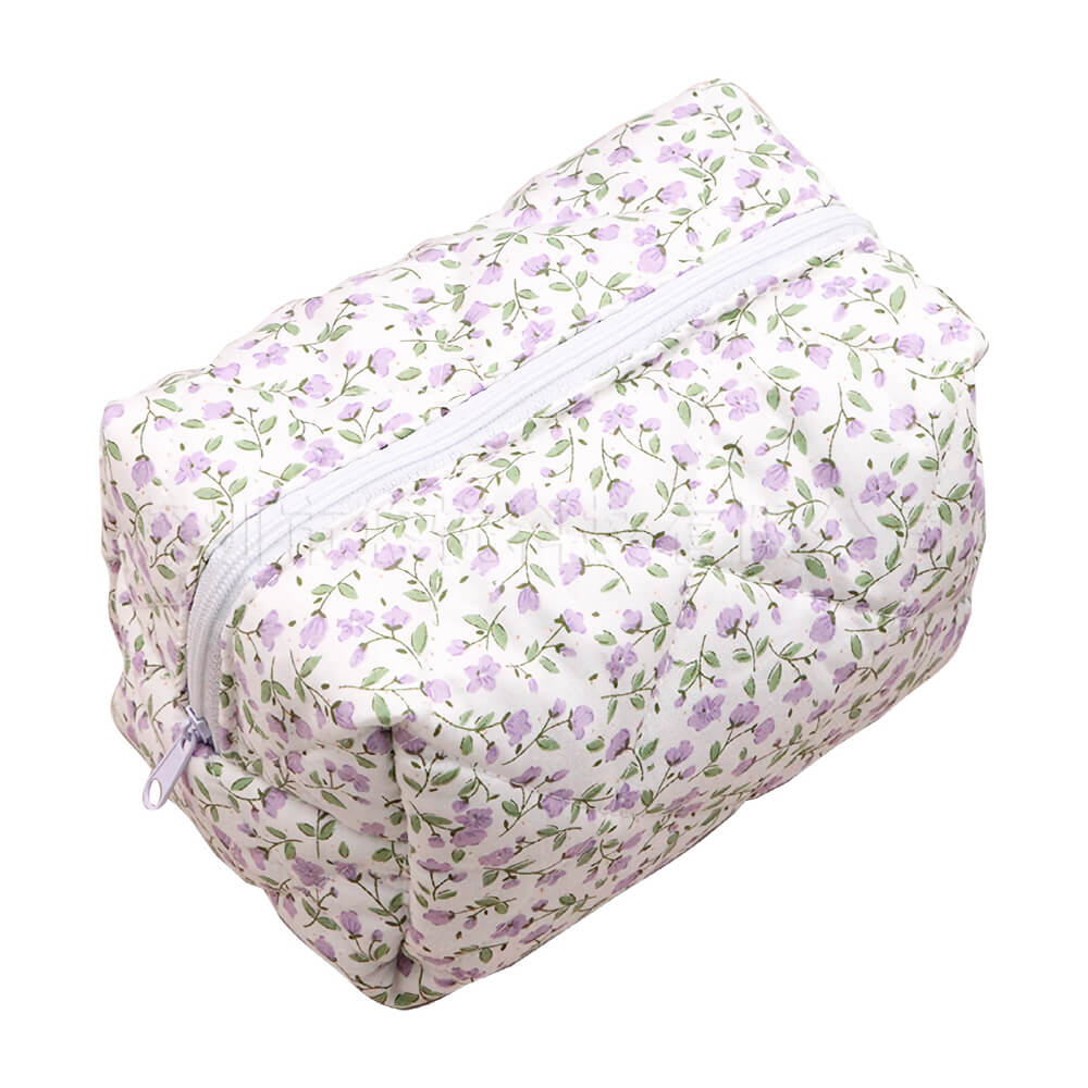 flower patterned cotton pouch, Cute Pouch Toiletry Bag