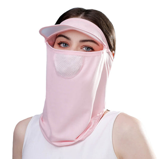 Balaclava Face Mask with Brim, Sun Cap for Golf, Outdoors