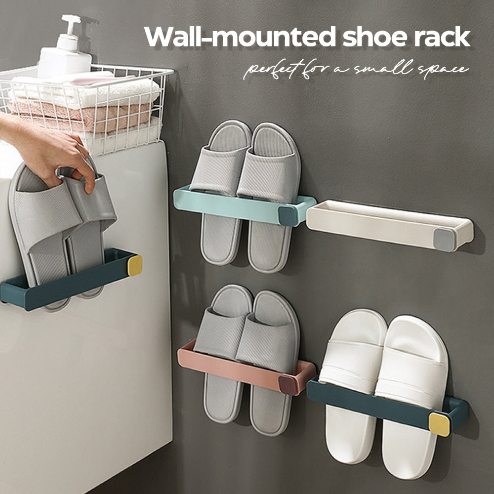 2PCS Wall Shoe Rack, Shoe Holder for Back of Door Space Saving