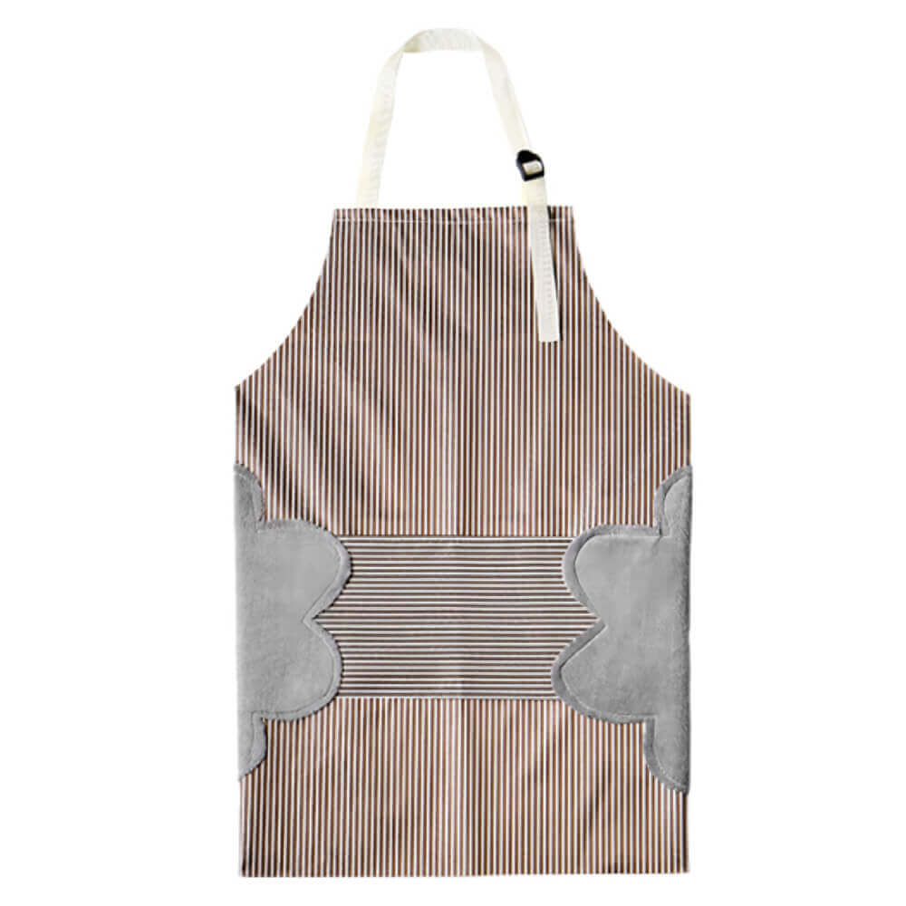 Apron for Women with Pockets and 2 Sides Hand Wipes for Women